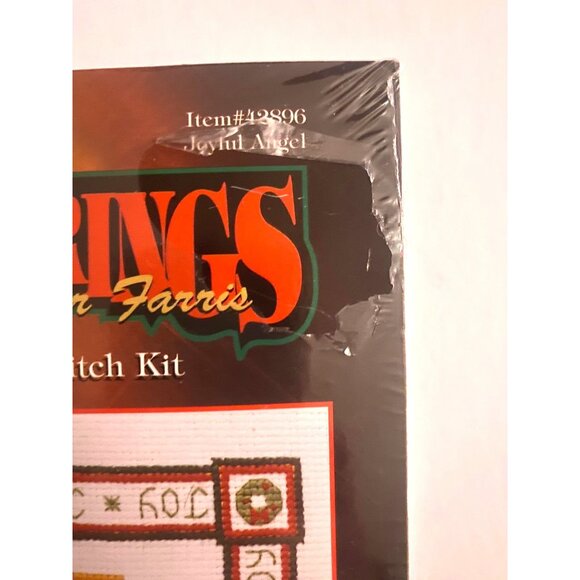 Joyful Angel Heartstrings Counted Cross Stitch Kit By Sally Reiner Farris 42896 - Picture 3 of 4